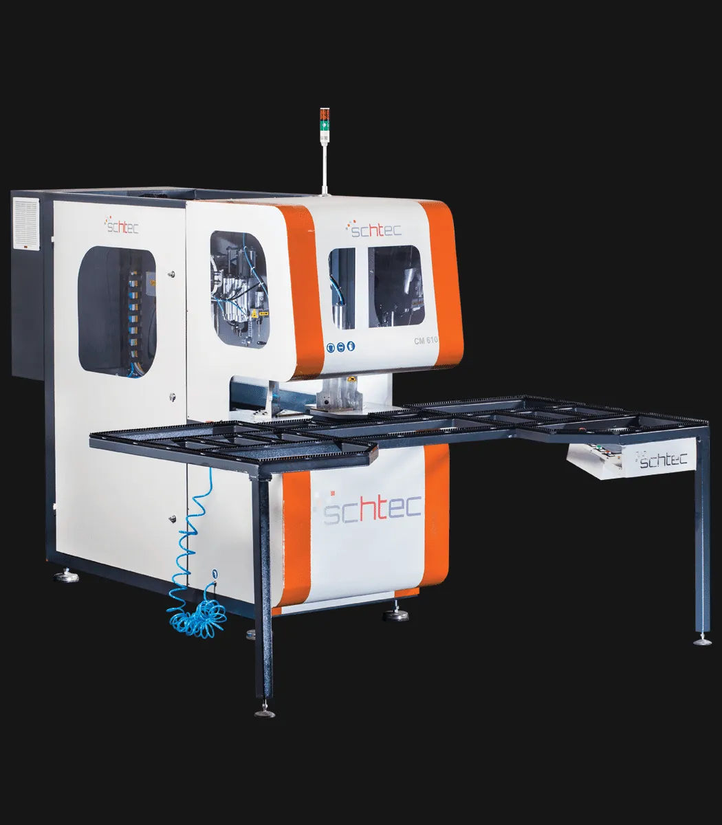 The Schtec CM 610 CNC Corner Cleaning Machine