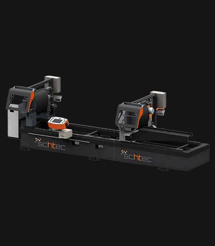 The Schtec DCA 435 Double Head PVC Aluminium Cutting Machine