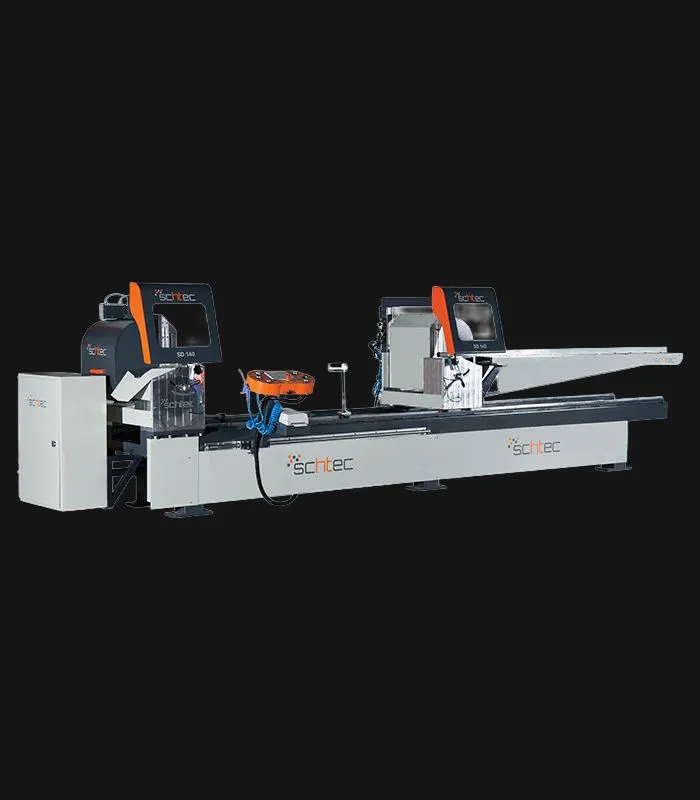 SD 140 Automatyczna Dwugłowa Maszyna Do Cięcia PVC I Aluminium