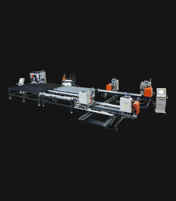 SSL 1 / SP Fully Automated Four Head Welding & CNC Corner Cleaning Line