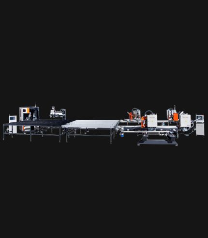 SSL 1 Línea de Soldadura de Cuatro Cabezas y Limpieza de Esquinas CNC