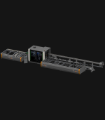 SVMC-120 Profile Machining and V-Type Cutting Center – Dark Background